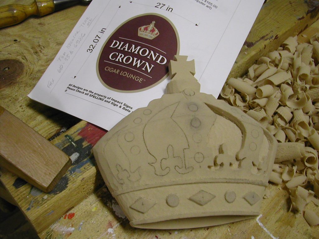 Diamond Crown Carving 1