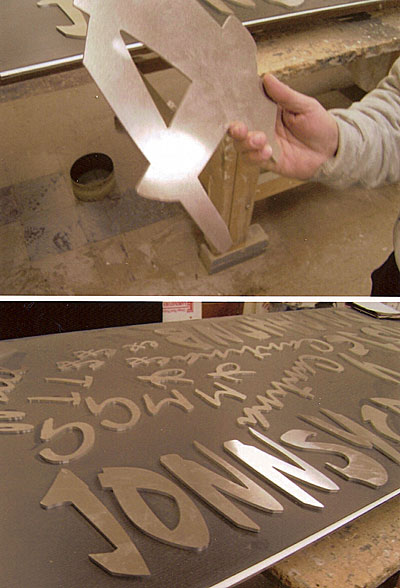 Cutout Aluminum Letters